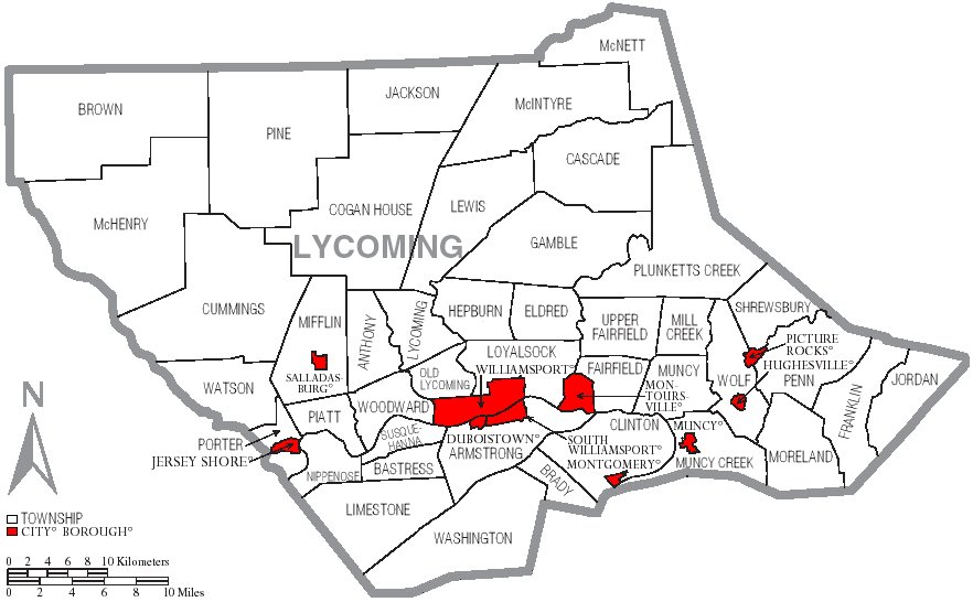 New Garden Township, PA - File:Map of Lycoming County Pennsylvania With Municipal and Township  Labels.png
